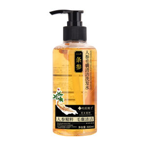 Ginseng Shampoo Herbal Anti-Hair Loss Shampoo with Biotin For Thicker Fuller Hair Fast Regrowth