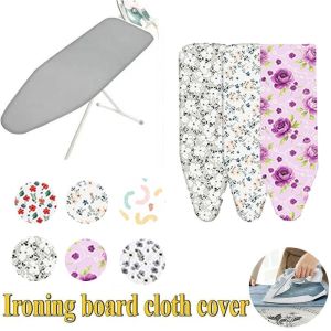 GORGE Elastic Ironing Board Cover Heat-resistant Thickened Ironing Board Cloth Portable Stain Resistant Ironing Heat Shield for Ironing Table Accessories