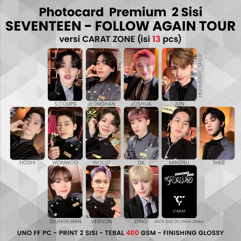ISI 13 PCS) Photocard SEVENTEEN FOLLOW AGAIN TOUR - PC Premium 2