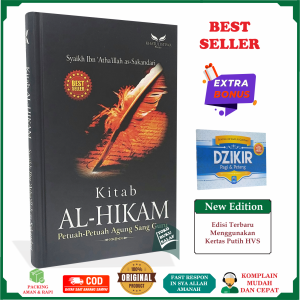 Kitab Al-Hikam ORIGINAL Petuah-Petuah Agung Sang Guru Karya Syaikh Ibnu Athaillah As-Sakandari Referensi Utama Ilmu Tasawuf Sufi dan Filsafat Terlengkap Penerbit Khatulistiwa KHT