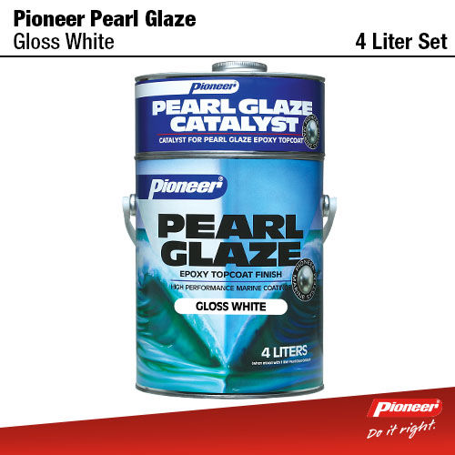 Choose your color! Pioneer Pearl Glaze Epoxy Topcoat Finish won't peel or  crack, has good flexibility and adhesion, and comes in multiple colors!  Ideal