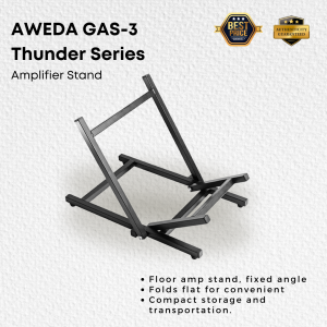 AWEDA Thunder Series Adjustable Amplifier / Monitor Stand ( GAS3 / GAS-03 / GAS-3)
