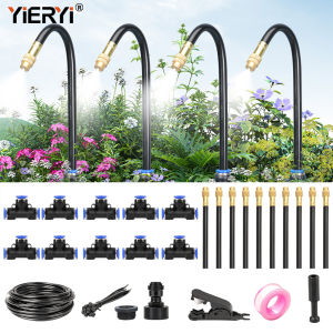 Automatic Watering System Sprinkler Misting Nozzle Set Misting Nozzle Set Watering Spray for GardenLawnFarm Cooling