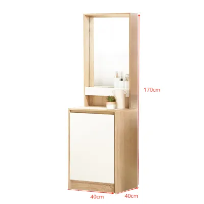 Dressing Table with Mirror | Freestanding Dressing Cabinet | Multifunctional Makeup Storage Cabinet