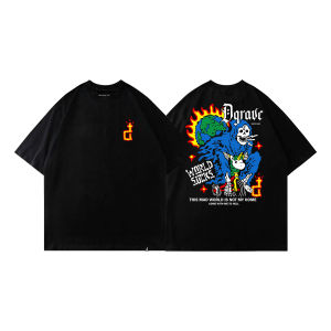 DGRAVE CREATIONS WORLD SUCKS BLACK T-SHIRT