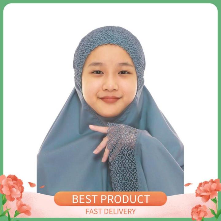 comfort Telekung Lian Li Kids sesuai untuk 5 - 10 tahun Ready Stok | Lazada