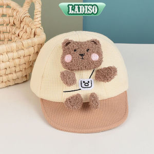 Nón kết vải mềm cho bé từ 6 tháng đến 2 tuổi đính thú bông nổi siêu cưng LADISO - NN35