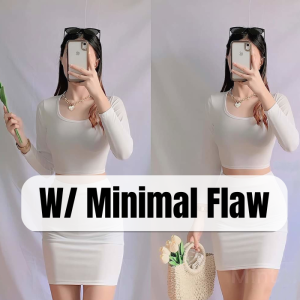 Shop4Her | ADELINE Plain Long Sleeve Top and Skirt Terno Coords Coordinates for Women