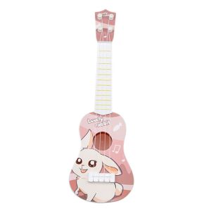 JIANZ Kids Guitar Classical Mini Stringed Instrument Entertainment Toys For Beginner Small Guitar Toy Kids Toys Mini Guitar Animal Ukulele Ukelele Classical Ukulele Musical Instrument Toy