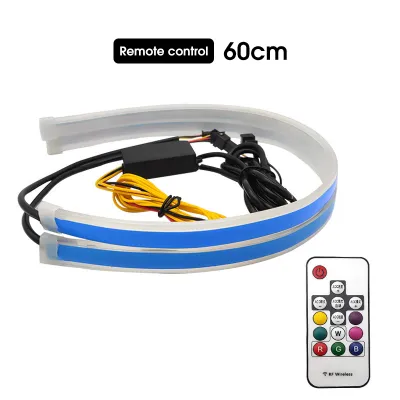 ไฟ LED DRL Daylight RGB 12V แถบไฟวิ่งกลางวันสำหรับรถยนต์ ควบคุมผ่าน APP ไฟแต่งรถยนต์ LED Strip