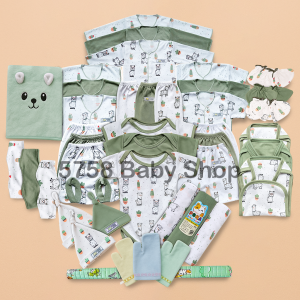 53 PCS Paket Hemat Terkomplit Baju Bayi Baru Lahir Paket Hemat Brojol Baby Paket Komplit Bayi Baru Lahir POKA SNI Serian SAGE ZPH10