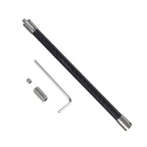 14mm Carbon Fiber Stabilizers Rod Stainless Steel Monopod Selfie Stick Extension Rod Rod 1/4inch Selfie Stick For Camera