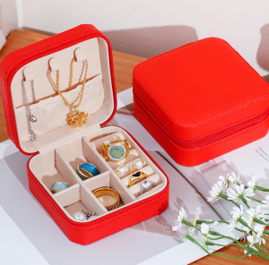 กล่องเก็บเครื่องประดับเดินทางขนาดเล็ก กล่องเครื่องประดับที่สะดวกสบาย