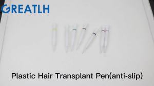 GREATLH 0.6-1.2mm Hair Implanting Pen Eyebrow Beard Implanting Pen Hair Supplement Implant Tool Anti Slip