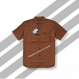 PROMO 12 12 SALE KEMEJA PRIA BOYI TOP MAN LENGAN PENDEK KASUAL FORMAL KERJA PUTIH HITAM NAVY GREY