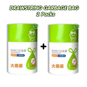 100Pcs/Roll Portable Drawstring Garbage Bag Mugwort Mosquito Repellent Thickened Tear-Free Trash Bags BUY 1 TAKE 1 Automatic Closing Kitchen Garbage Bag (  Bedroom Bathroom Automatic Closing Garbage Bag ) - Drawstring Bag Kitchen  Deodorizing Thickened
