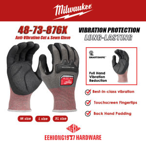 MILWAUKEE Anti-Vibration Glove Work Gloves Sarung Tangan Safety Gloves 48-73-8761 48-73-8762 48-73-8793
