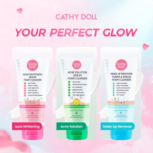 Cathy Doll Aura Whitening Serum Foam Cleanser and Acne Solution Serum Foam Cleanser 100ml