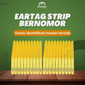 Ear tag Kambing Ear Tag Strip Telinga Kambing Domba Sapi Nomor