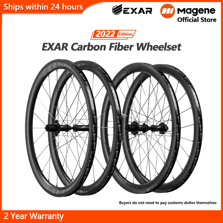 【Official warranty】Magene Exar Carbon Bike Wheels Clincher Brake Center