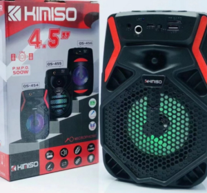 Kimiso 4.5 inch Bluetooth FM TM Speaker With Led Light