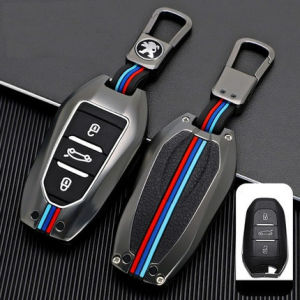 Vỏ Bọc Ốp Bảo Vệ Chìa Khóa Thông Minh Phản Quang Cho Xe Peugeot 3008 5008 2008