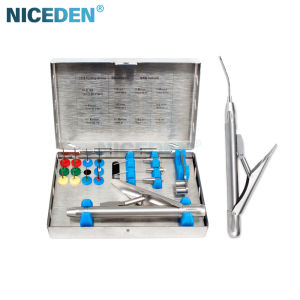 NICEDEN Dental Endo Broken File Removal System Root Canal File Extractor Broken File Removal Instrument Endodontics Tools