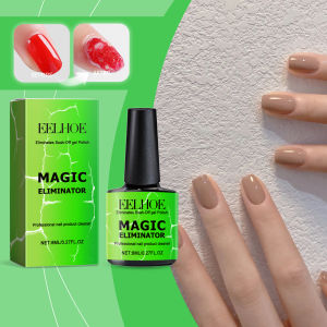 EELHOE Magic Eliminator Mild nail polish remover dissolver easily removes nail polish and glue from nail salons and base glue Magic Eliminator Nail Polish Remover Nail Gel Remover