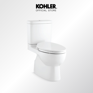 KOHLER (จัดส่ง 5-7 วัน) Reach 2-PC 3/4.8L w/C3-030 bidet seat สุขภัณฑ์แบบสองชิ้น รุ่นรีช K-25991X-0