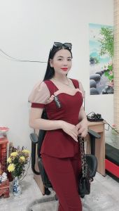 Sét bộ thun cát hàn cổ phối 2 màu xinh xắn.TAK08