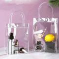 Túi xách mua sắm bằng nhựa PVC trong suốt chống thấm nước cao cấp tiện lợi, Túi Xách Trong Suốt Đựng Quà. 