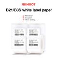 1 roll nimbot B21/B3S thermal machine printing food/clothing/price labels self-adhesive label paper barcode stickers. 