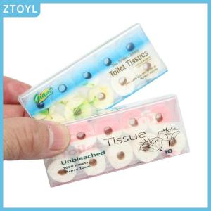 ZTOYL 1 12 Dollhouse Mini Paper Towel Roll Model Dollhouse Toilet Tissue Decoration Dolls House Bathroom Decor Accessories