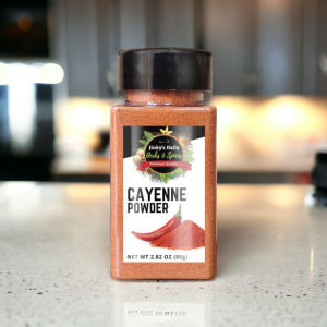 Cayenne Powder 80g in Shaker Bottle by Jinkys Daily Herbs & Spices