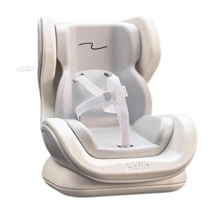 Vehicle Air Vent Dashboard Mounted Display Seat Plush Doll Safety Seat with Safety Belt Automotive Ornament