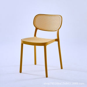 UrbanSpace SG- Dining Chair Outdoor Chair Thickened Plastic Leisure Armrests Chair Home Backrest Nordic modern
