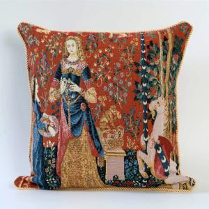 New Belgian Jacquard Cushion Cover 100% Cotton Double Sides Luxury Sofa Car Waist Classic Home Decorative Pillowcase 45*45cm