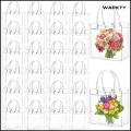 WAPKTY PVC Túi tote trong suốt Không thấm nước Trong suốt Túi mua sắm  Túi xách đeo vai Túi nhựa đựng mỹ phẩm. 