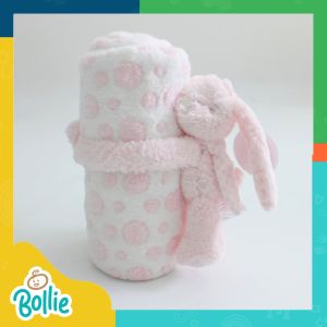 Bollie Baby Snuggle Blanket with Plush Toy