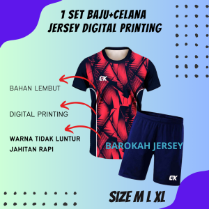 JERSEY FUTSAL BADMINTON ATASAN SEPAKBOLA VOLLY PRIA WANITA PREMIUM