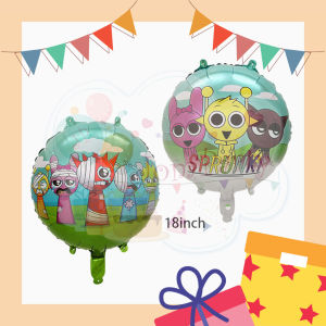 JomParty Foil Balloon Sprunki Music Game Character Colorful Fun Party Belon Pesta Hari Jadi Karakter Game Popular