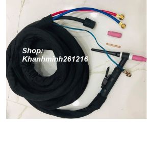 Súng hàn tig WP18  4 mét 8m mát nước - Bộ dây hàn tig WP18 giải nhiệt nước