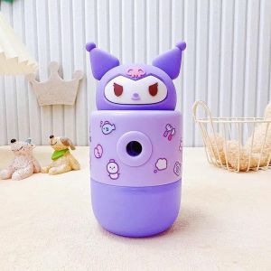 Cute Pencil Sharpener Plastic Hand Crank Pencil Cutter Student Stationery Cartoon Pencil Sharpener