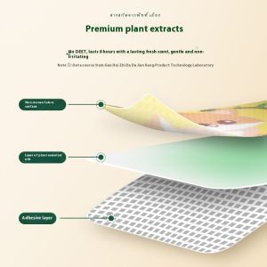 Miếng dán chống dầu mỡ thực vật tự nhiên thiết yếu cho trẻ em và người lớn miếng dán thuốc chống côn trùng ngoài trời