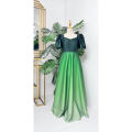MODERN FILIPINIANA OMBRE DRESS. 