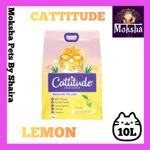 Cattitude Bentonite Cat Litter 10L – Quick Clumping for Easy Cleanup