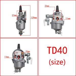 Kawasaki TD40 Grass Cutter Carburator Assembly TD33 Carburetor Lawn Mower TD40 FD40 TD43 TD48 CG400 Kit for Kawasaki Kaaz Fujihama Nitto Fujistar