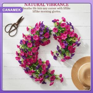 【CANAMEK】 UV chống nhân tạo buổi sáng Vinh Quang & Bạch đàn treo trang trí-Hoàn hảo cho nhà vườn đám cưới linh hoạt ngoài trời