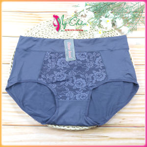 Quần Lót Thun Lạnh Bigsize SISTERHOOD 777 Chíp Nữ Pha Gấm Cạp Cao Hoa Văn In Chìm Mềm Mại Form >70kg - Hàng Nhập Khẩu - Mỹ Châu Shop