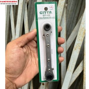Chìa khóa vòng tự động mở gas lạnh 3/16 và 1/4 5/16 và 3/8 GITTA GT-122
